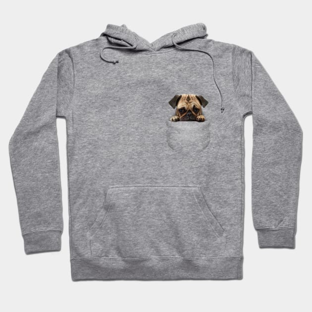 POCKET DOG Hoodie by ADAMLAWLESS